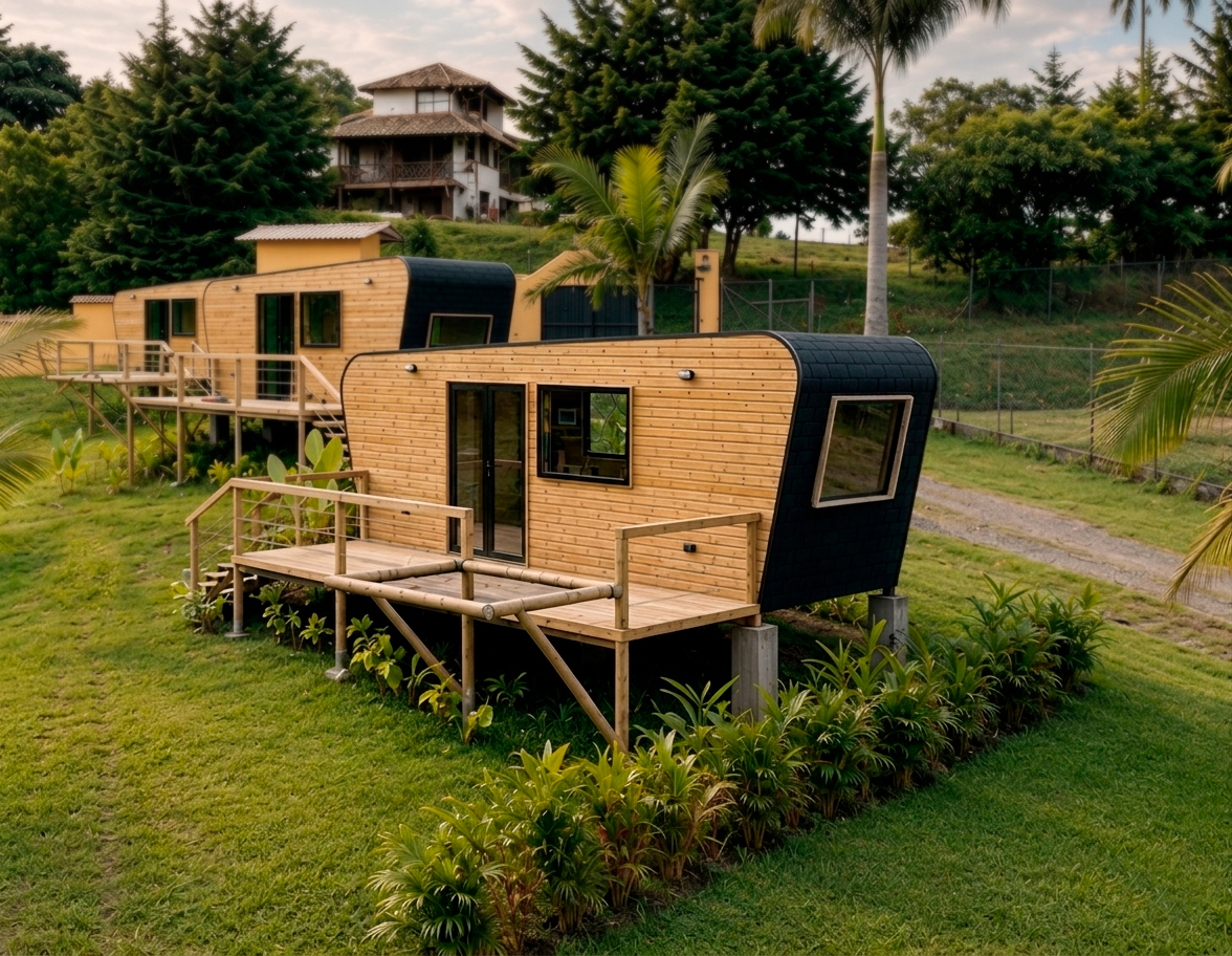 Modhaus Suite Boutique instalado en entorno natural