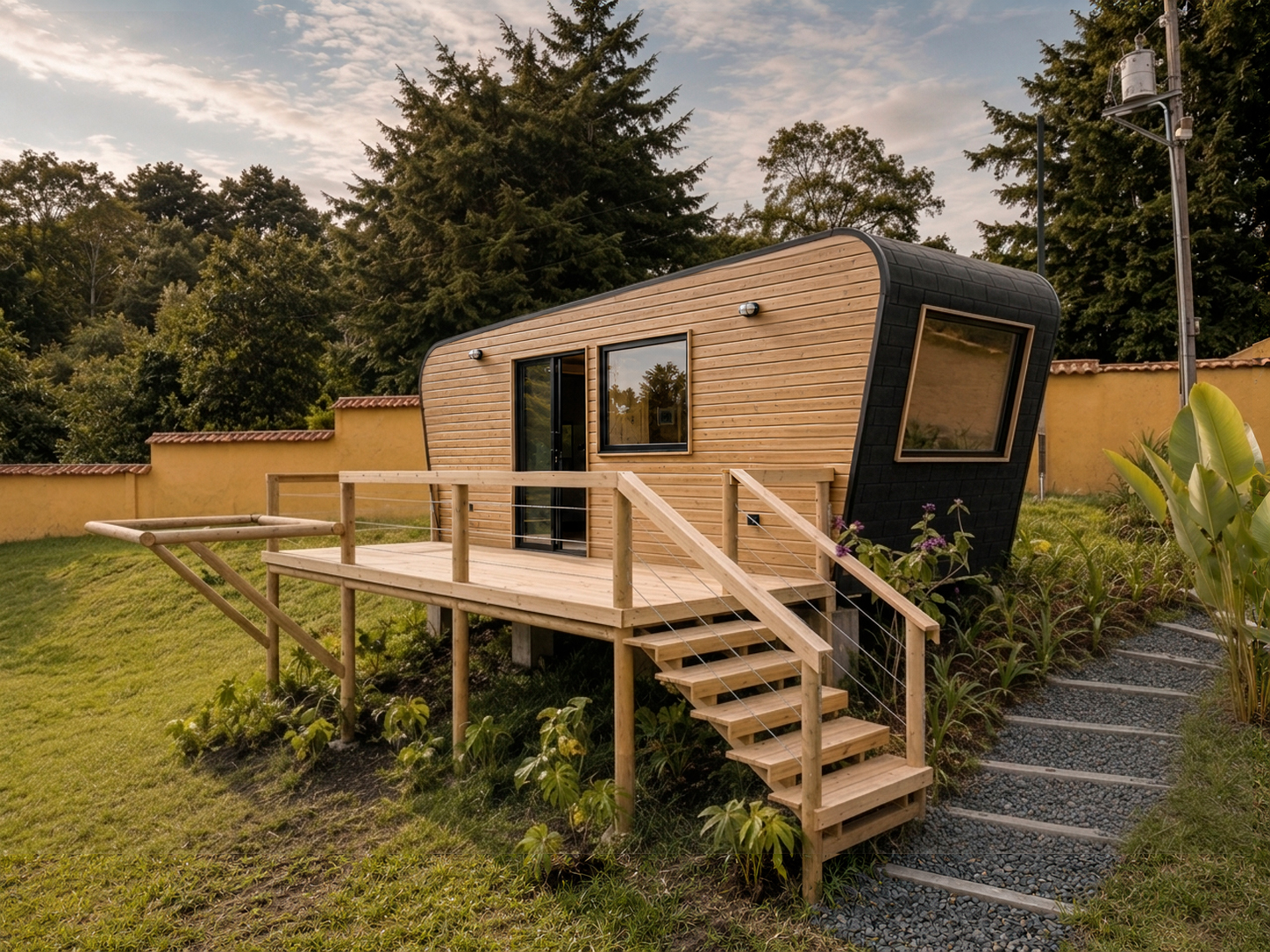 Modhaus Comfort instalado en entorno natural