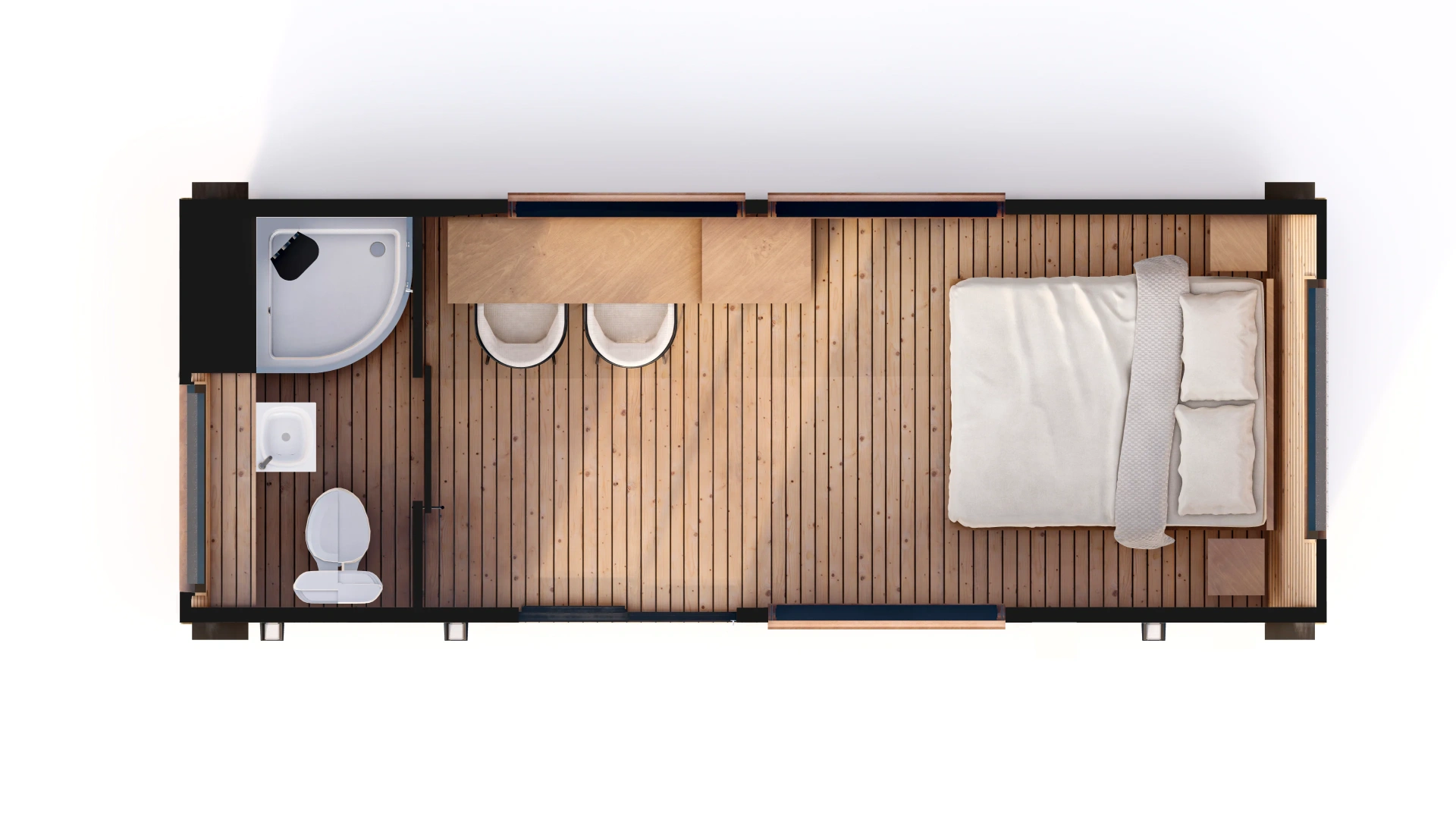 Planta arquitectónica – Comfort